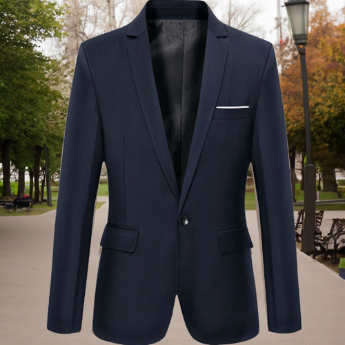 Single Breasted One Button Blazer