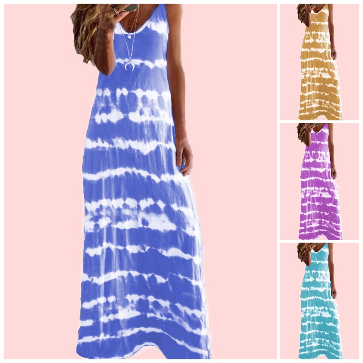 Cloud Print Dress