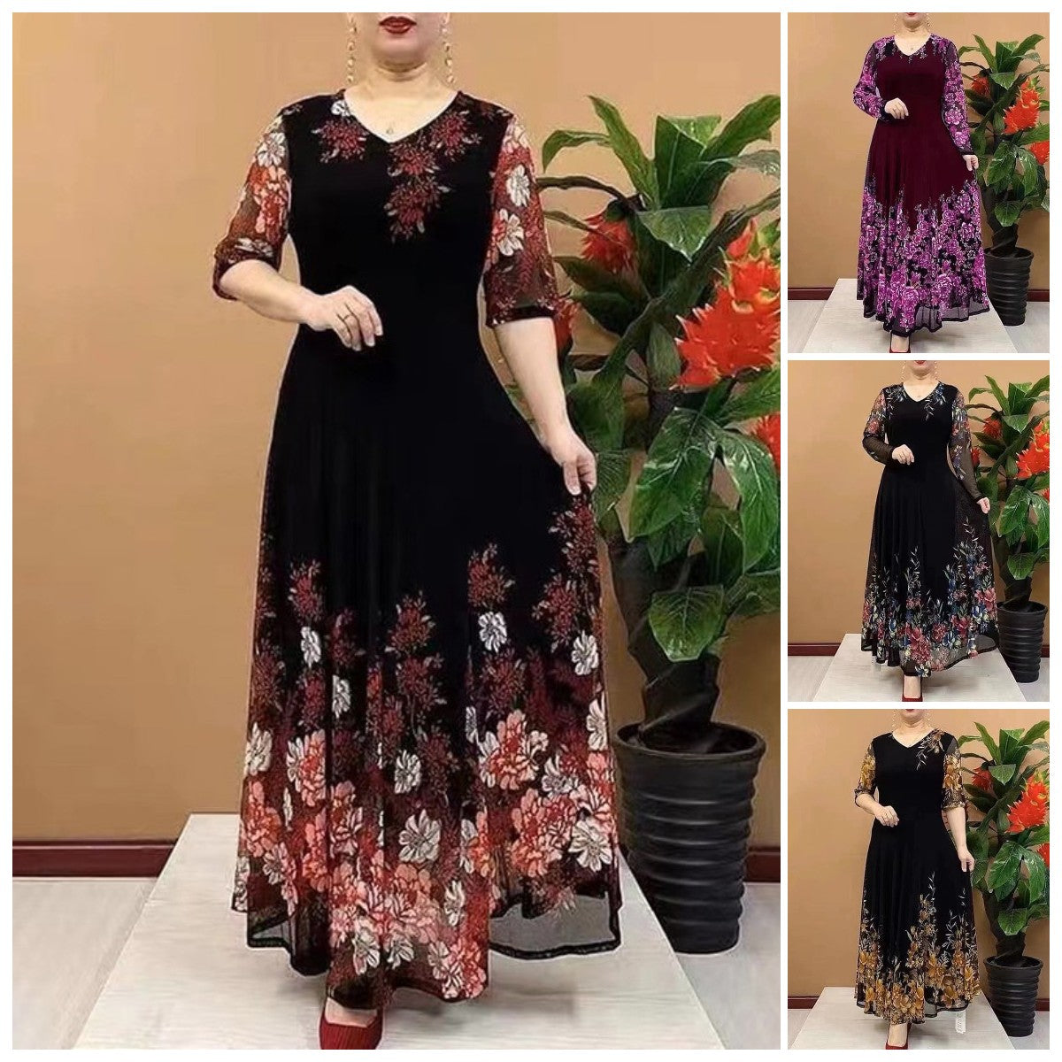 Flattering Floral Dress