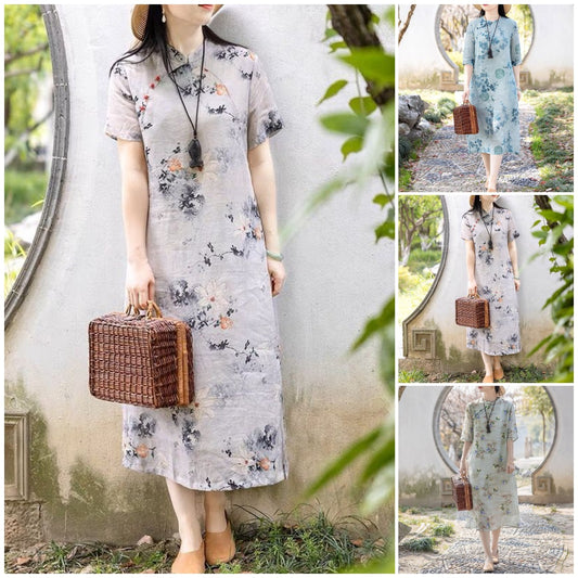 Lightweight Vintage Floral Dress