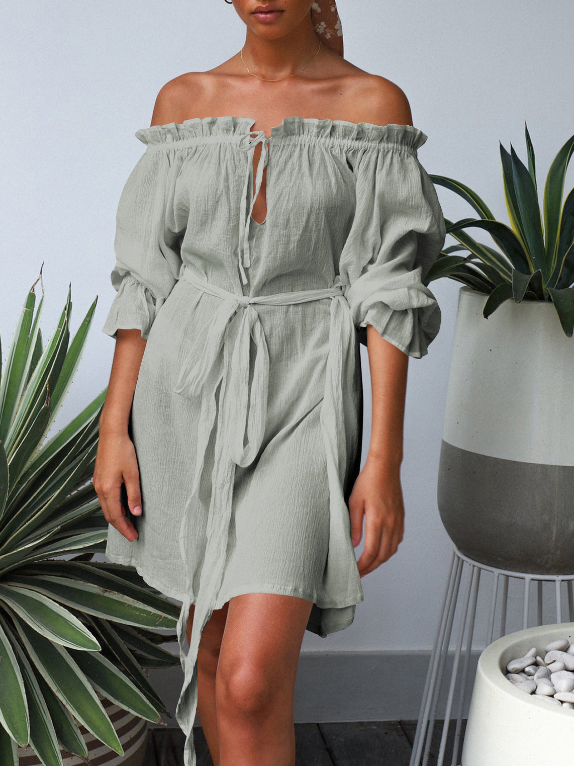 Plain Fashion Casual Skirt