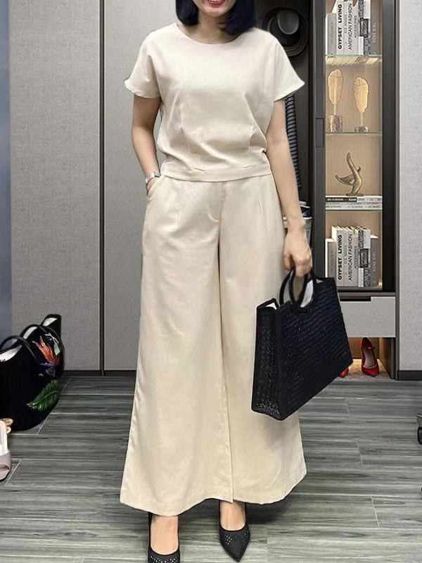 2023 Fashion Solid Color Casual 2-Piece Suit