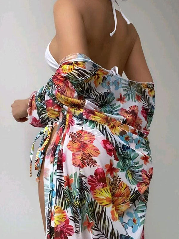 Blooming and Thriving Three-Piece Swimsuit