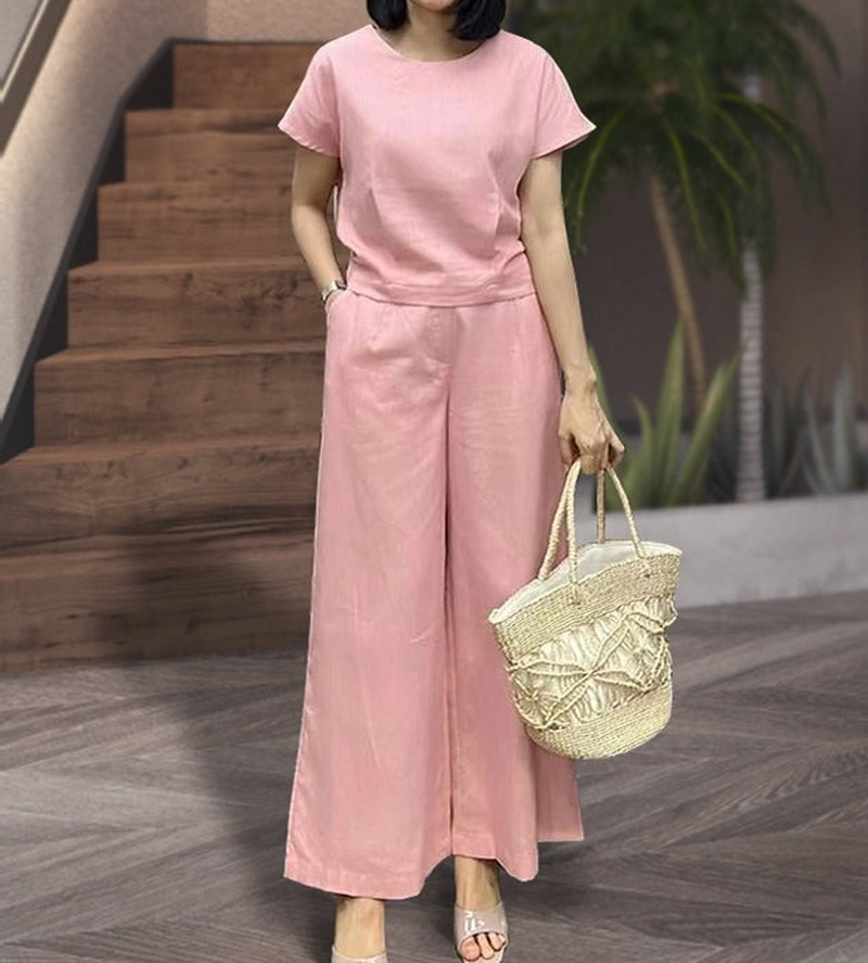 2023 Fashion Solid Color Casual 2-Piece Suit