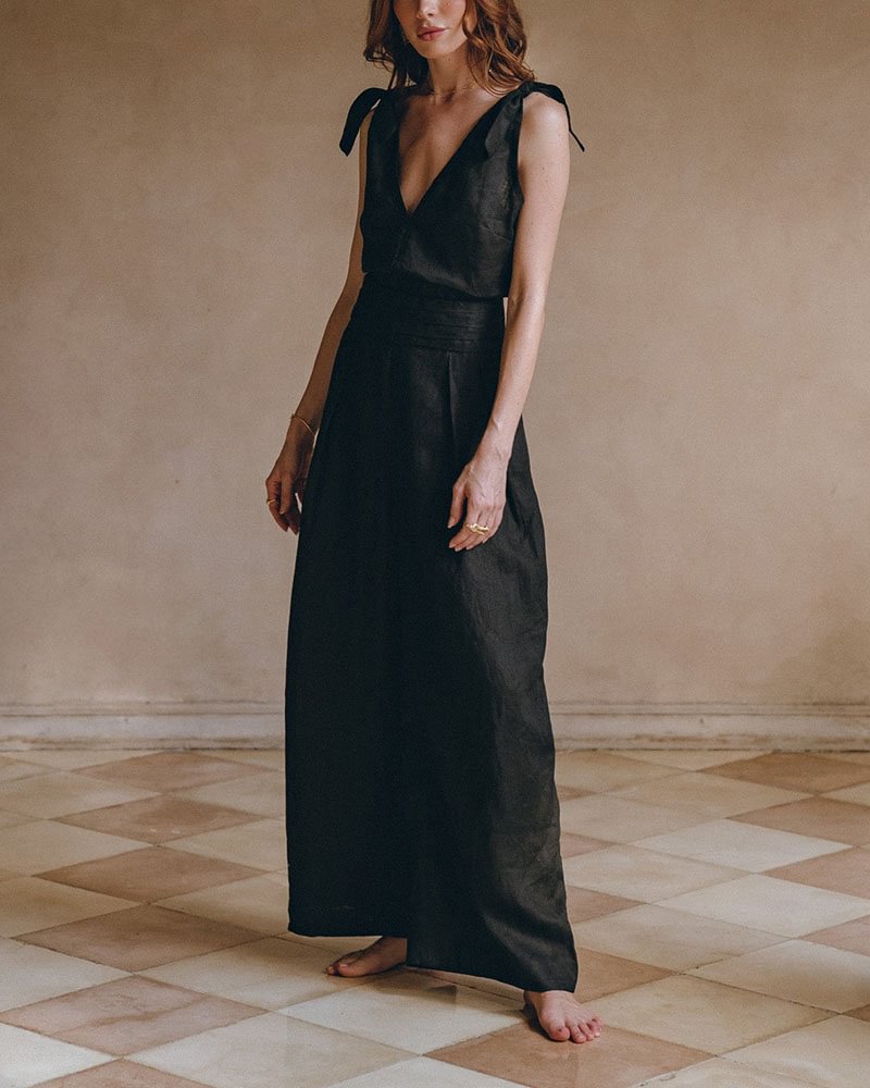 Minimalist Chic Cotton Linen Two Piece
