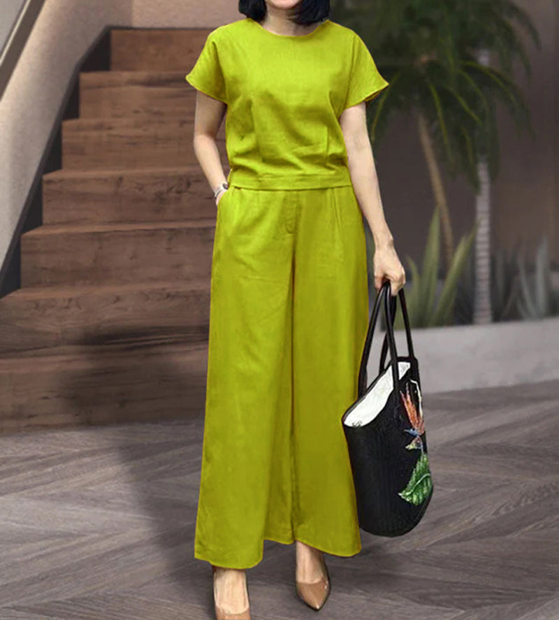 2023 Fashion Solid Color Casual 2-Piece Suit