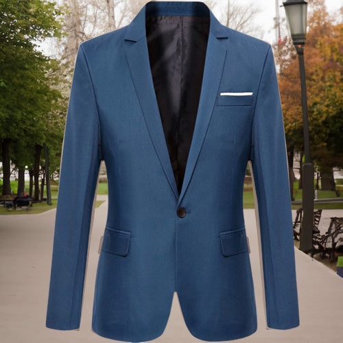 Single Breasted One Button Blazer