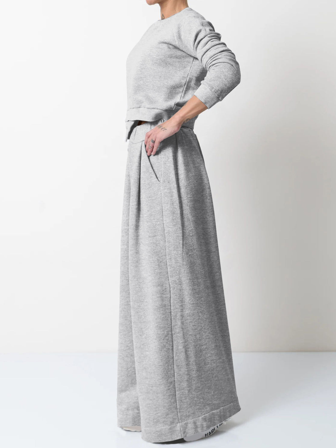 Fashion Wide Leg Casual Suit