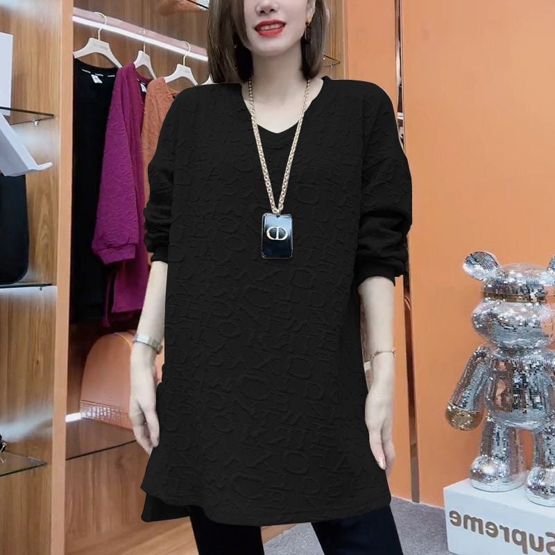 Temperament Fashion Long-sleeved Top