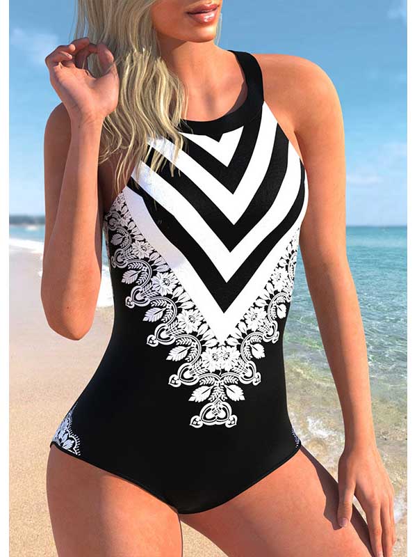 Seaside Tide Colorblock Swimsuit