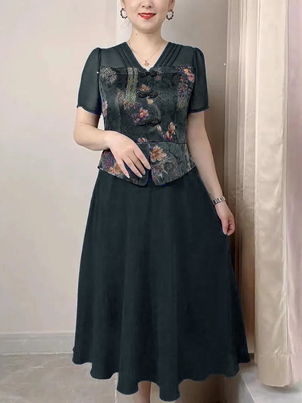 Everybody Loves Vintage Print Dress