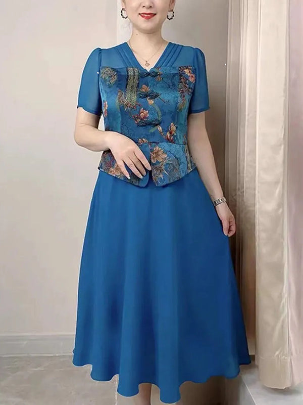 Everybody Loves Vintage Print Dress