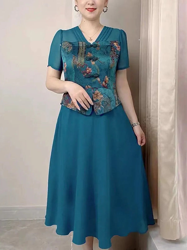 Everybody Loves Vintage Print Dress