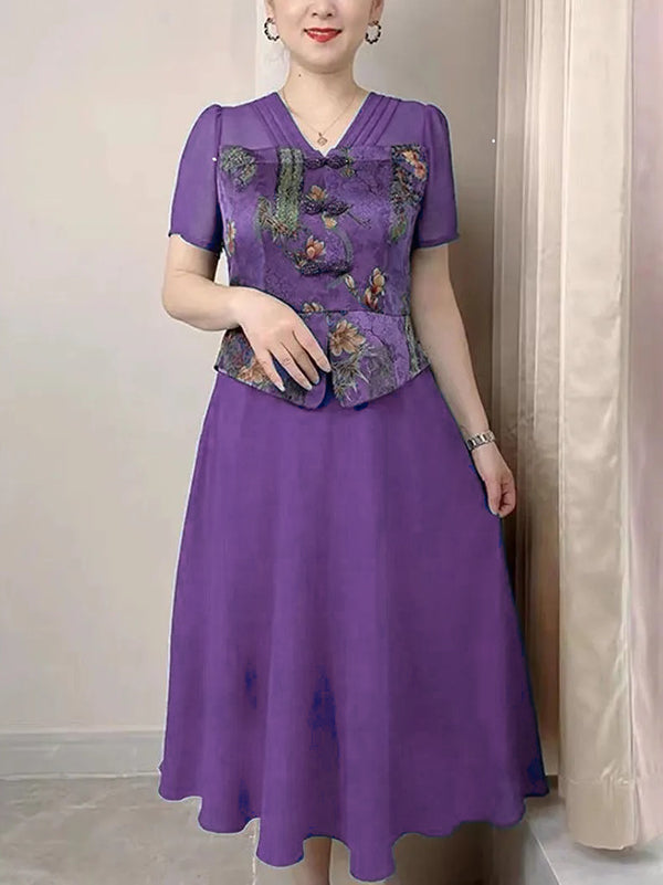 Everybody Loves Vintage Print Dress