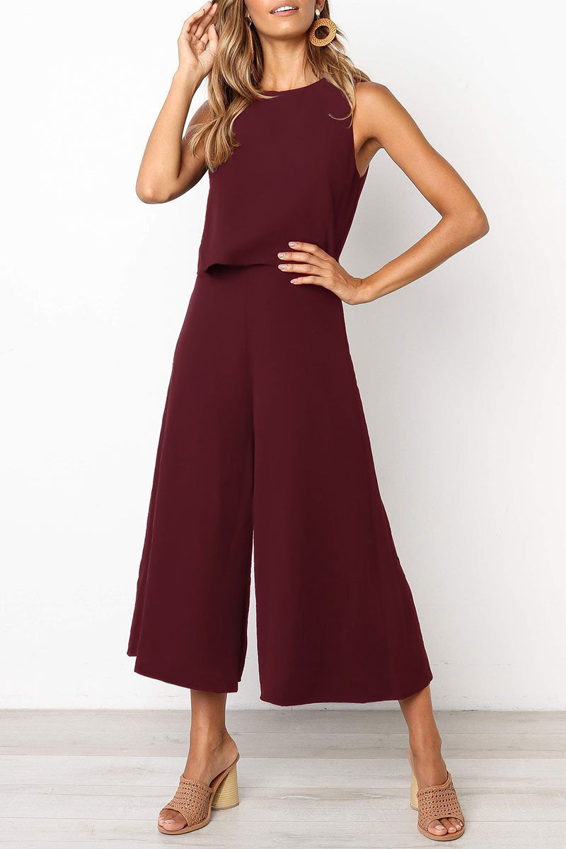 Fashion Sleeveless Suit