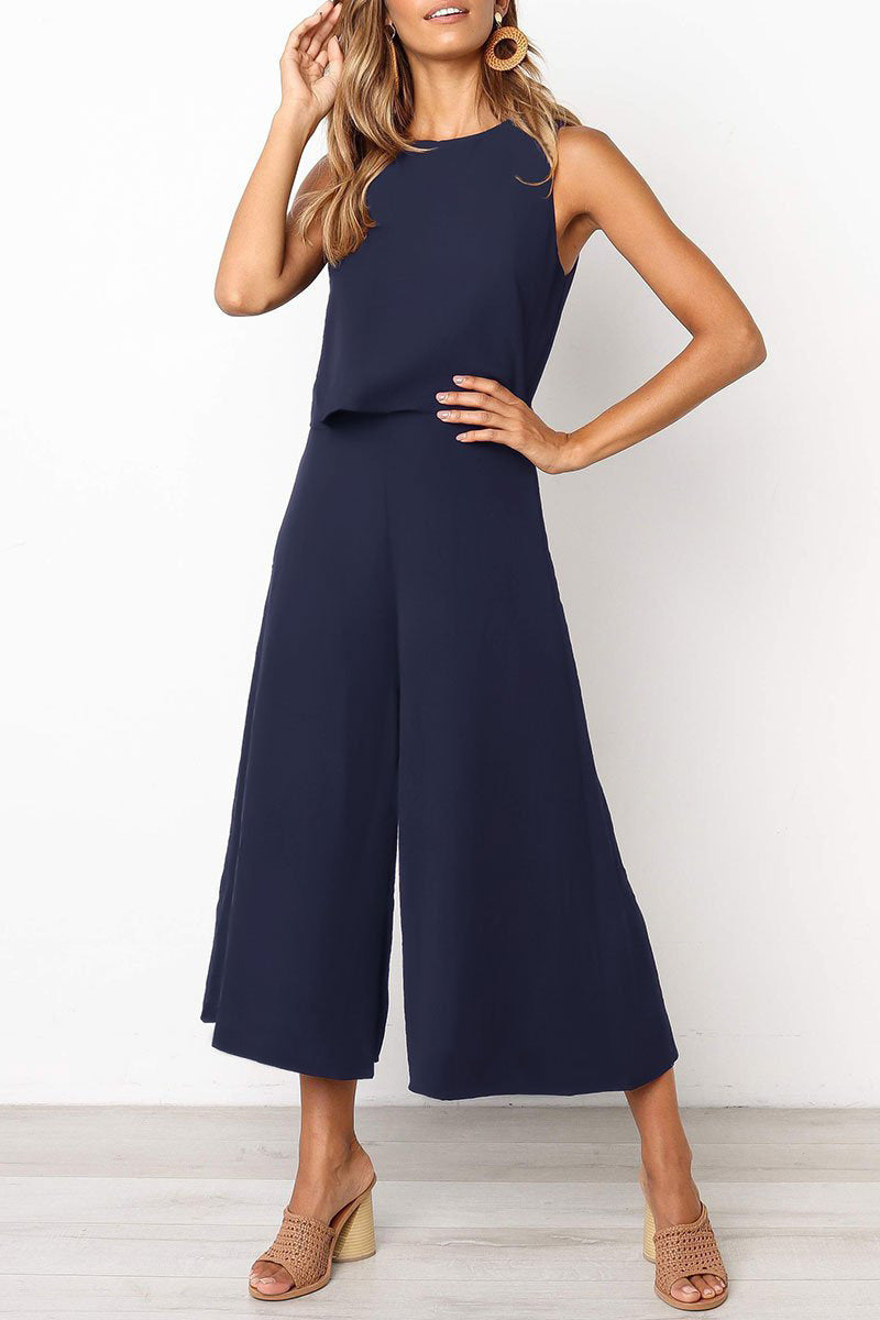 Fashion Sleeveless Suit