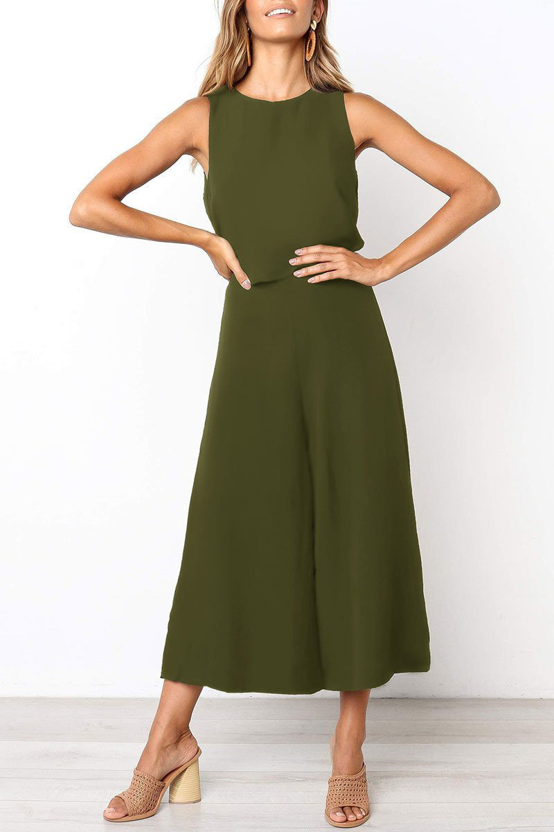 Fashion Sleeveless Suit