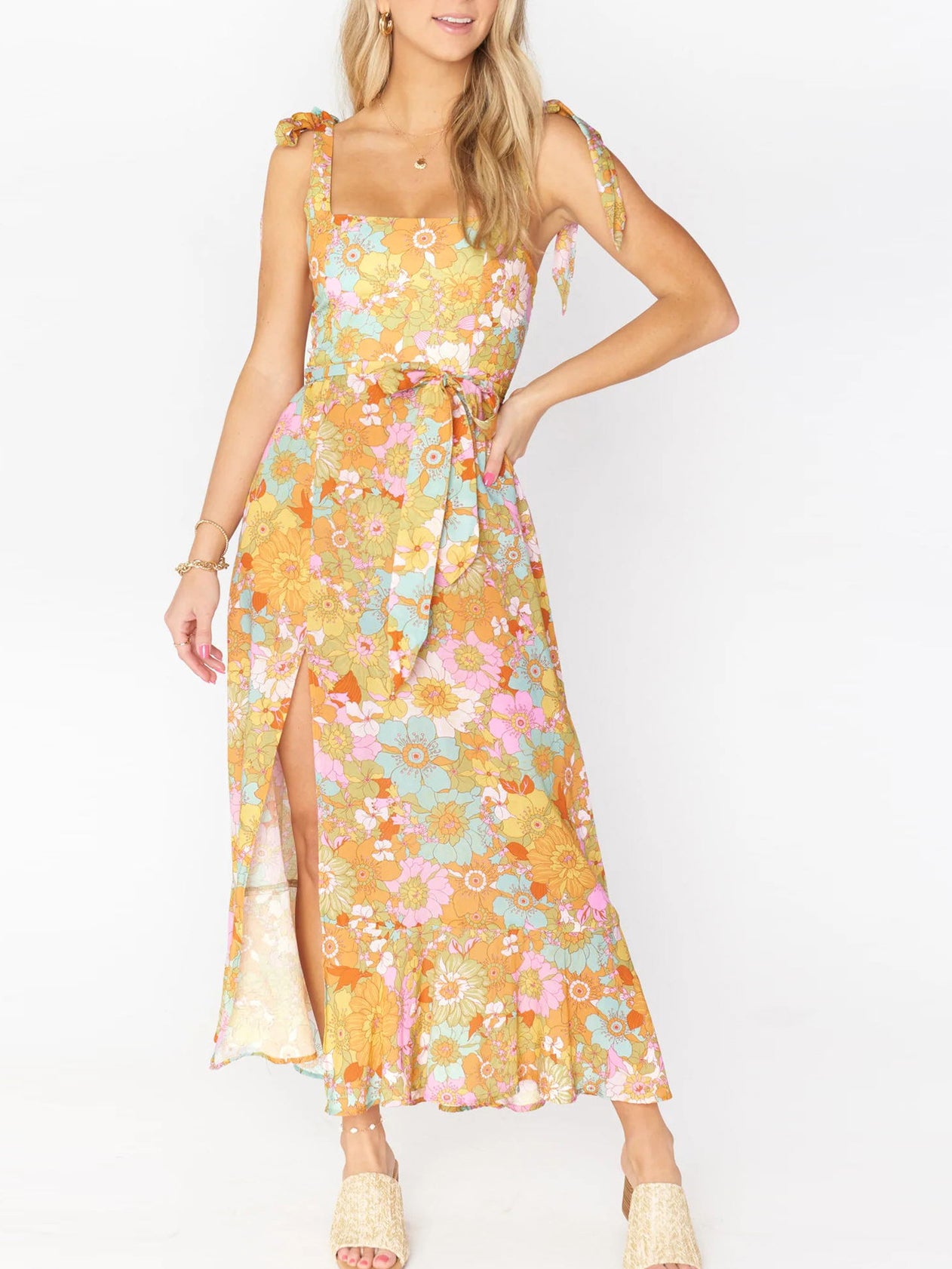 Fashion Sling Floral Dress