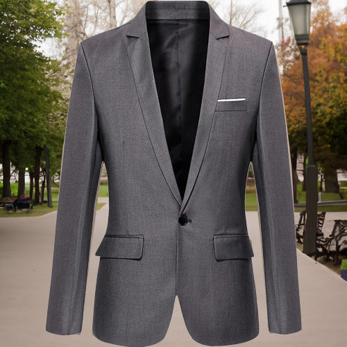 Single Breasted One Button Blazer