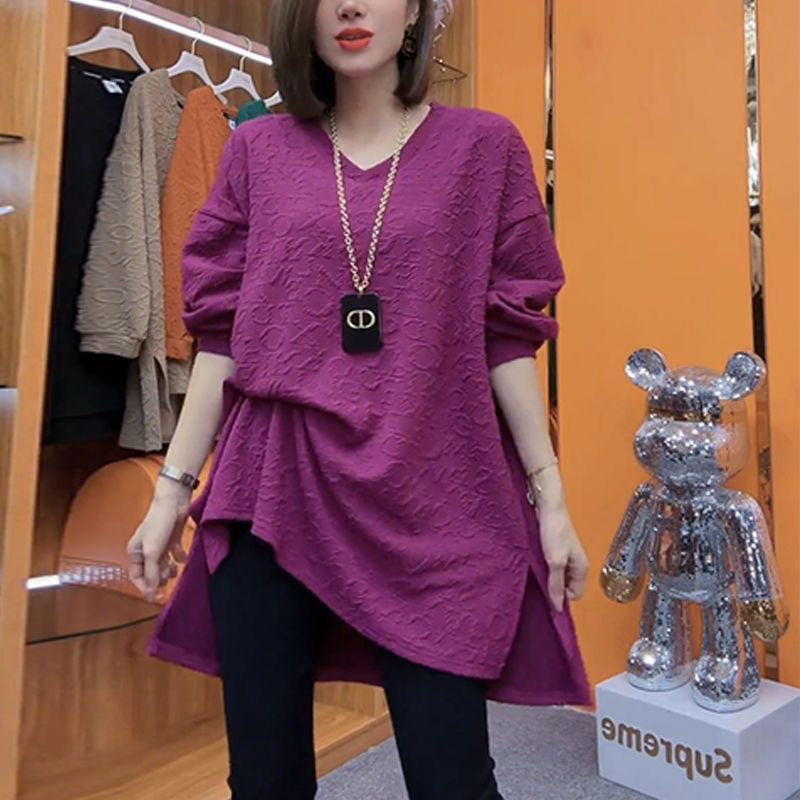 Temperament Fashion Long-sleeved Top