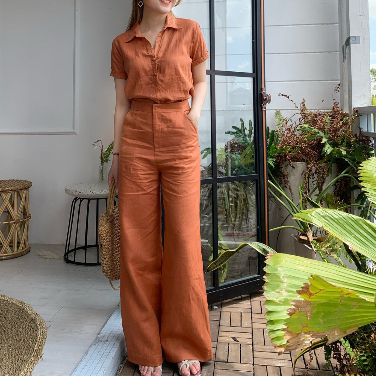 New Fashion Temperament Short Sleeve Suit