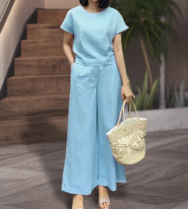 2023 Fashion Solid Color Casual 2-Piece Suit